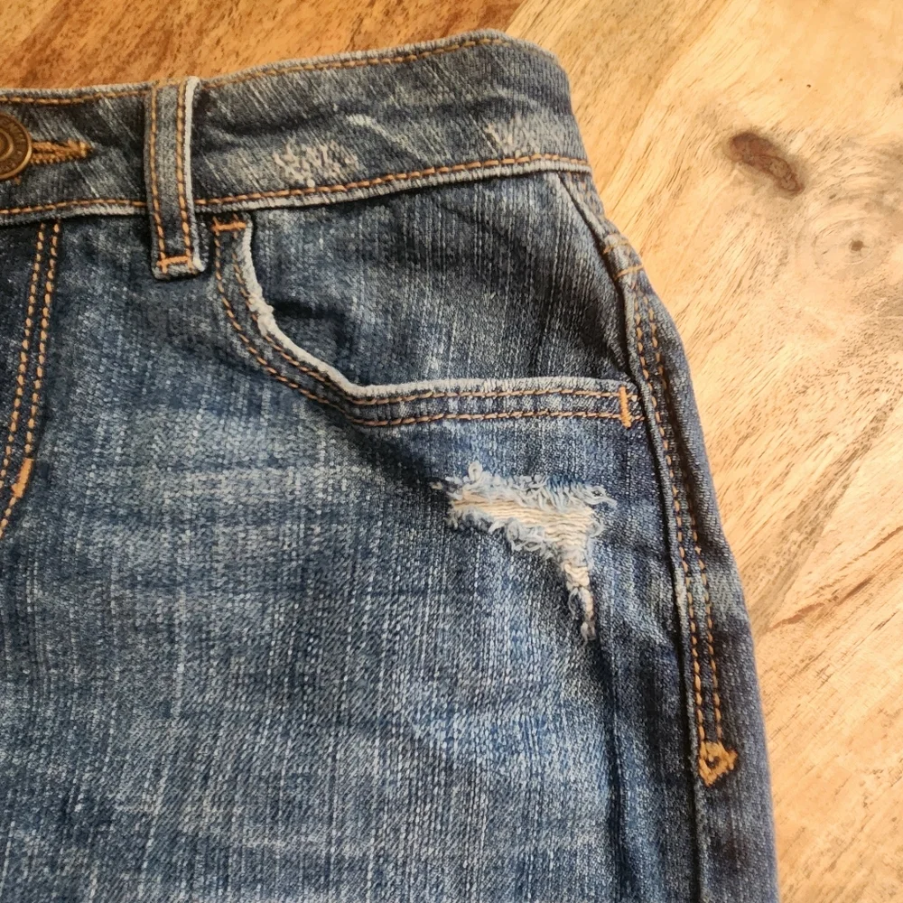 Gap Kids Girls Denim Distressed Skirt